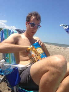 Only a bald eagle perched on my shoulder could make this picture more American. 