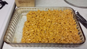 Gold Fishie Treats in pan